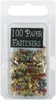 Round - Matte Heritage - Mini Painted Metal Paper Fasteners 3mm 100/Pkg