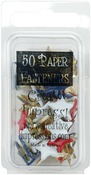 Stars - Red, White & Blue - Painted Metal Paper Fasteners 50/Pkg