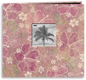 Hibiscus - Tropical Post Bound Album 12"X12"