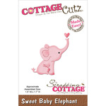 Sweet Baby Elephant Mini Die - CottageCutz