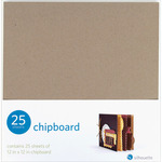 Silhouette Chipboard 12x12 25/Pkg