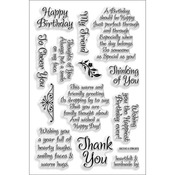 Friendly Phrase - Stampendous Perfectly Clear Stamps