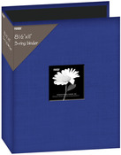 Blue - Fabric 3-Ring Binder Album 8.5"X11"