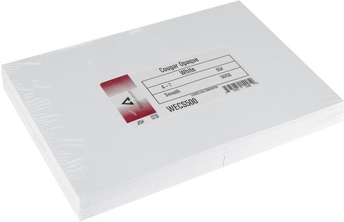 Leader Greeting Cards & Envelopes 5.25x4.5 25/Pkg-White