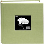 Sage Green - Cloth Photo Album W/Frame 9"X9"