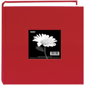 Apple Red - Cloth Photo Album W/Frame 9"X9"