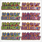 Happy Birthday Words - Jolee's Mini Repeats Stickers