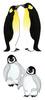 Penguins - Jolee's By You Dimensional Embellishments 2"X4" Sheet