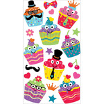 Dress Up Cupcakes Classic Stickers - Sticko Stickers