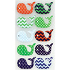 Patterned Whales Stickers - Sticko Classic
