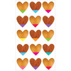 Color Dipped Hearts Classic Stickers- Sticko Stickers