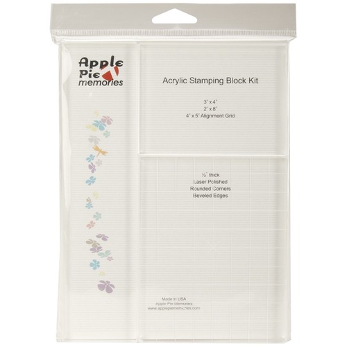 Apple Pie Memories - Acrylic Stamping Block Set