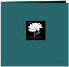 Majestic Teal - Fabric Frame Post Bound Scrapbook 12"X12"