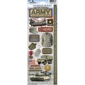 Army - Cardstock Stickers
