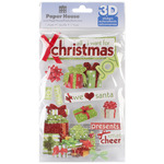 All I Want For Christmas - Paper House 3D Stickers