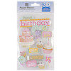 Sweet Birthday Girl - Paper House 3D Stickers