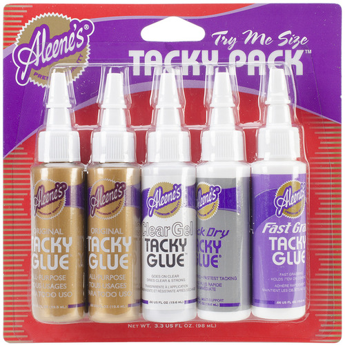 Aleene's Tacky Glue - Variety Pack, Pkg of 3