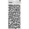 Glitter Foam Boho/Black - Soho Garden Thickers Alphabet Stickers