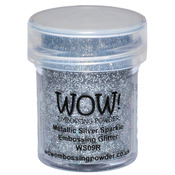 Metallic Silver Sparkle - WOW! Embossing Powder 15ml