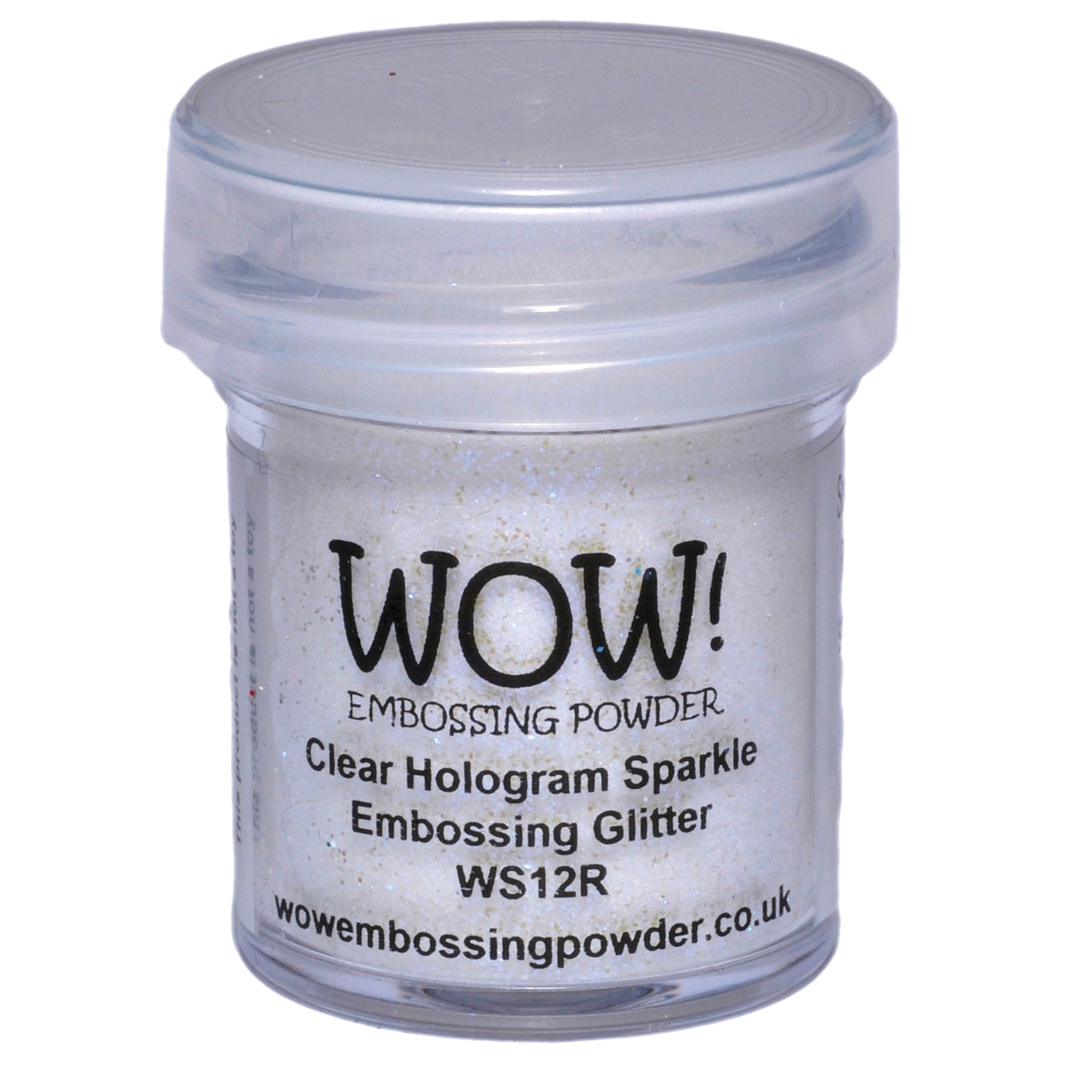 Wow Embossing powder - Clear Hologram Sparkle