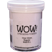 Clear Gloss Regular - WOW! Embossing Powder Large Jar 160ml