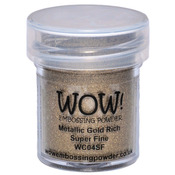 WOW! Embossing Powder Super Fine 15ml - Gold Rich