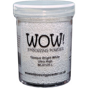 Opaque Bright White - WOW! Embossing Powder Ultra High Large Jar 160ml