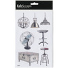 Pictures - Industrial Chic Clear Stickers 8.25"X5.25"