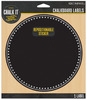 Large Circle Chalkboard Label Sticker - Chalk It Now - K & Company