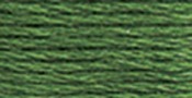 Dark Pistachio Green - DMC Six Strand Embroidery Cotton 8.7 Yards