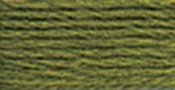 Dark Moss Green - DMC Six Strand Embroidery Cotton 8.7 Yards