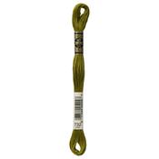 DMC 732 Olive Green - Six Strand Embroidery Cotton 8.7 Yards