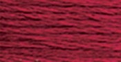 DMC Six Strand Embroidery Cotton 8.7 Yards - Very Dark Raspberry - Darker than 3