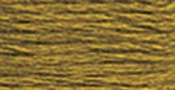 Medium Golden Olive - DMC Six Strand Embroidery Cotton 8.7 Yards