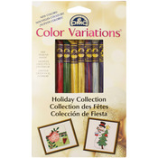 Holiday 8/Pkg - DMC Color Variations Floss Pack