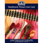 Needlework Threads Printed Color Card - DMC