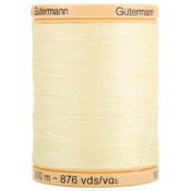 Butter Cream - Natural Cotton Thread Solids 876yd