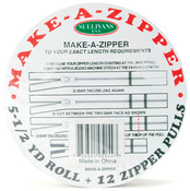 Make - A - Zipper Kit 5-1/2yd - White