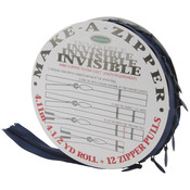 Make - A - Zipper Kit Invisible 4-1/2yd - Navy