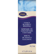 Tie-Dye Blue - Single Fold Satin Fancy Blanket Binding 2"X4-3/4yd