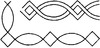 C.L. Diamond & Link Border - Quilt Stencils By Pepper Cory