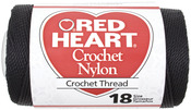 Black - Nylon Crochet Thread Size 18 150yd