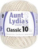 Natural - Aunt Lydia's Classic Crochet Thread Size 10 Value