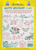 Happy Holidays - Aunt Martha's Iron-On Transfer Collections
