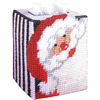 Santa Tissue Box Plastic Canvas Kit