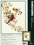 Stitched In Wool & Thread - Cardinals In Dogwood Crewel Kit