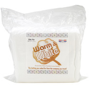 King Size 120"X124" - Warm & White Cotton Batting
