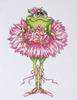 7"X10" 14 Count - Frog Bouquet Counted Cross Stitch Kit