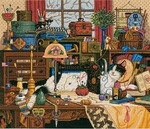 Maggie The Messmaker - Gold Collection Counted Cross Stitch Kit