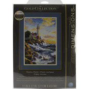 11"X17" 18 Count - Gold Collection Rocky Point Counted Cross Stitch Kit